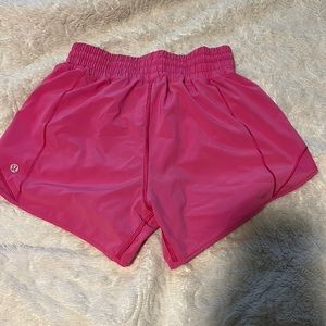 sonic pink lululemon shorts